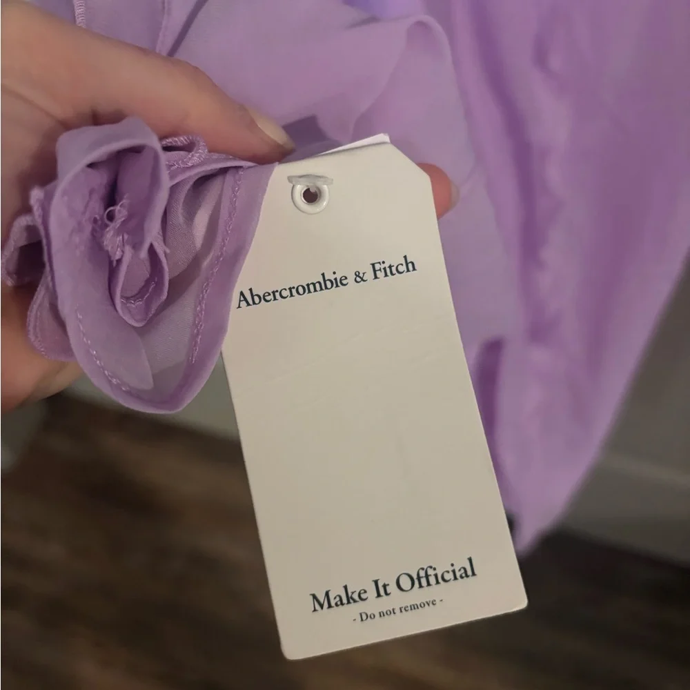 Abercrombie & Fitch Lilac Maxi Dress